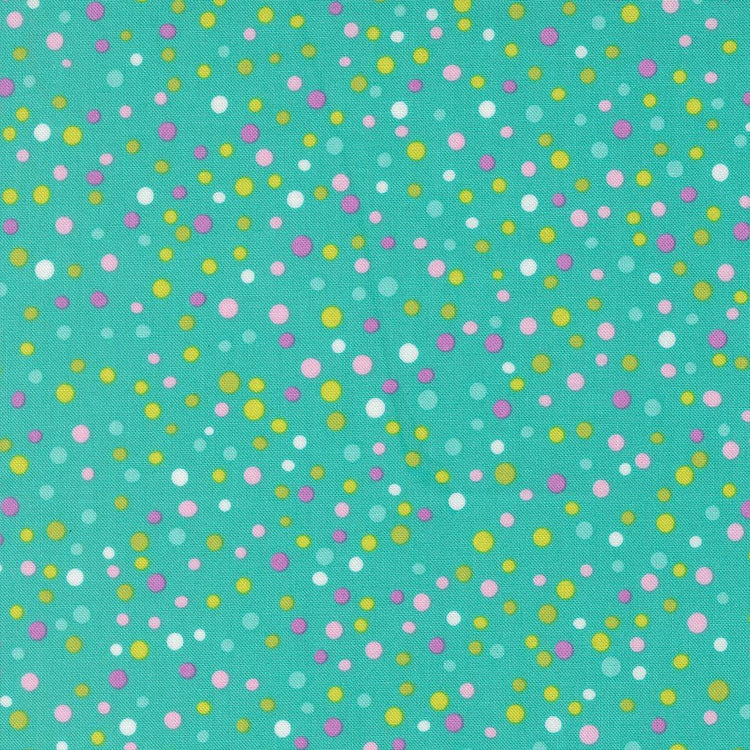 Pick Me Little Dot Aqua Dots by Me and My Sister Designs for Moda Fabrics - 22495 14