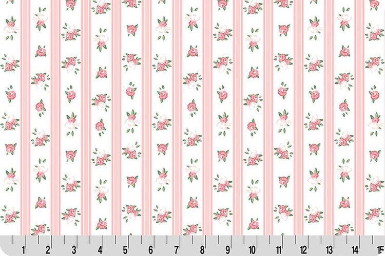 Quilting Cuddle Cottage Rose Lane Nottinghill Seashell by Shannon Fabrics