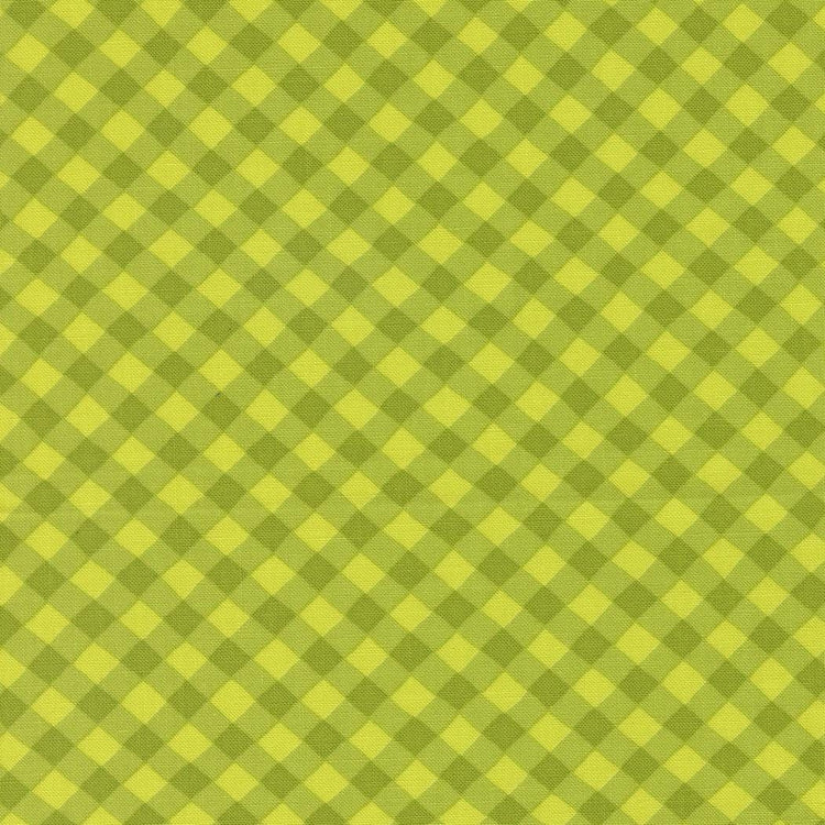 Pick Me Picnic Gingham Lime Checks and Plaids by Me and My Sister Designs for Moda Fabrics - 22496 15