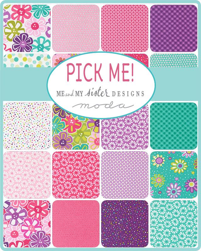 Pick Me Fat Quarter Bundle by Me and My Sister Designs for Moda Fabrics - 22490AB - 34 pieces
