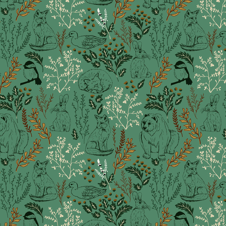 Let's Wander Main Teal by Casey Cometti for Riley Blake Designs - C16880-TEAL