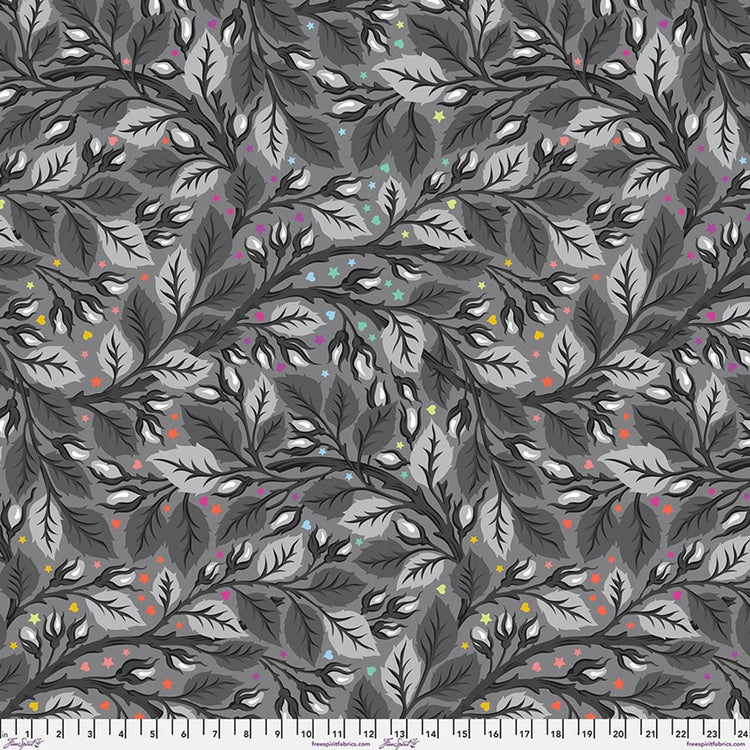 Graywork Backing Fabric - Nip in the Bud- Shadow 108 by Tula Pink for Free Spirit Fabrics - QBTP020.SHADOW