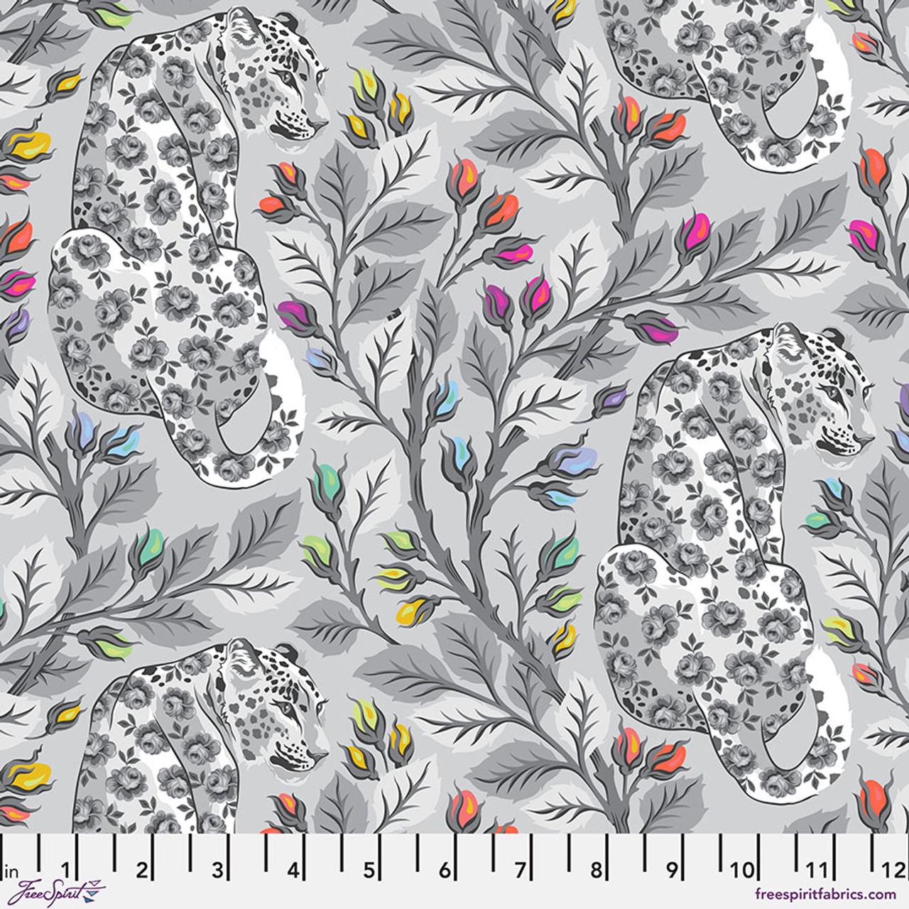 Graywork Beautymark - Fog by Tula Pink for Free Spirit Fabrics - PWTP257.FOG