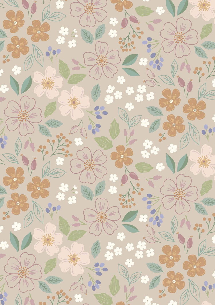 Sky Garden Pale Taupe by Cassandra Connolly for Lewis & Irene - CC56-2