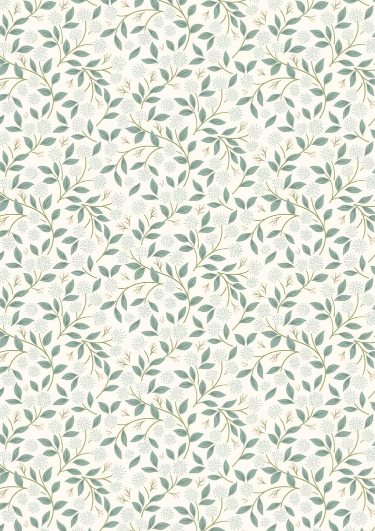 Sky Garden Ivy Trail Cream by Cassandra Connolly for Lewis & Irene - CC59-1