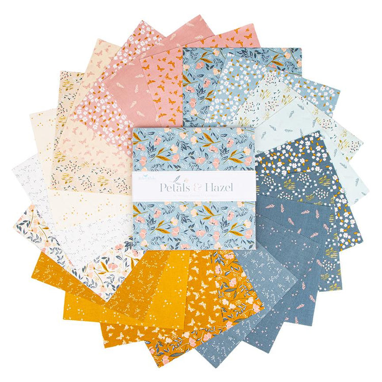 Petals & Hazel 10" Stacker by Simple Simon and Company for Riley Blake Deisgn Fabrics - 10-18220-42 (42 pieces)