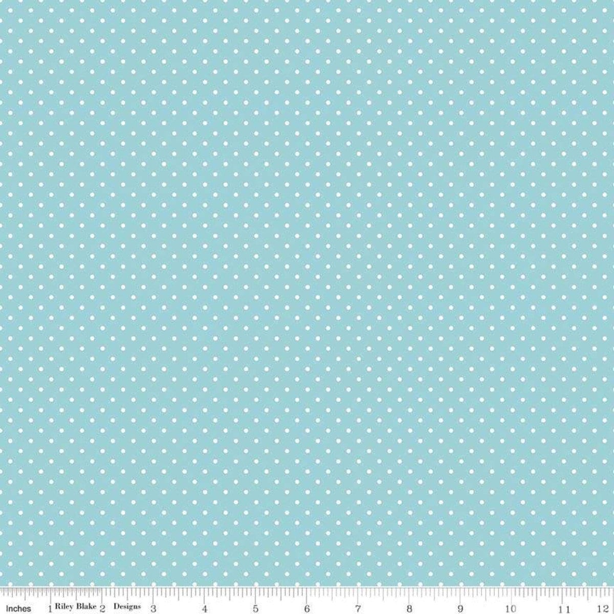 Swiss Dot Aqua by Riley Blake Designs