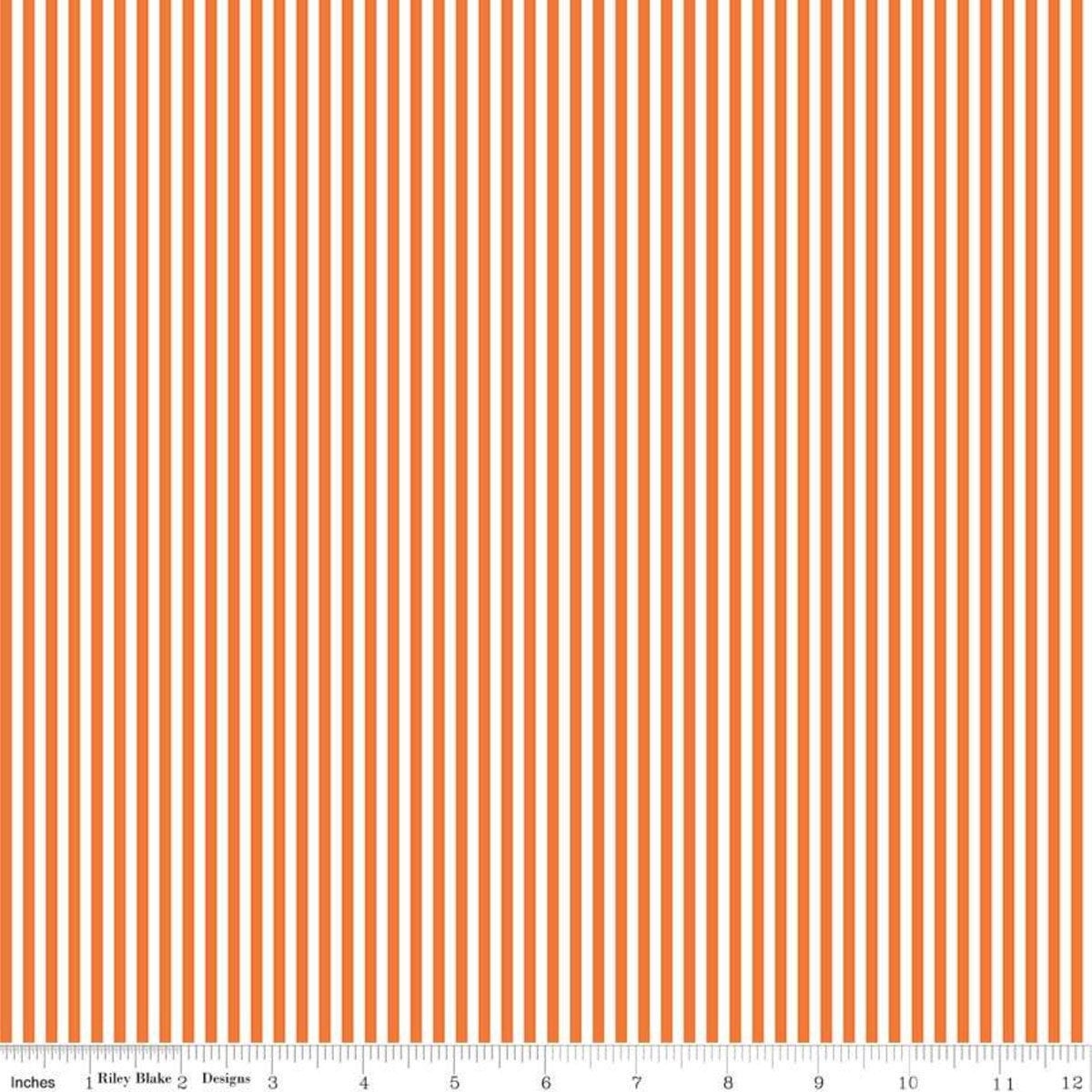 Orange 1/8 Stripe by Riley Blake Designs