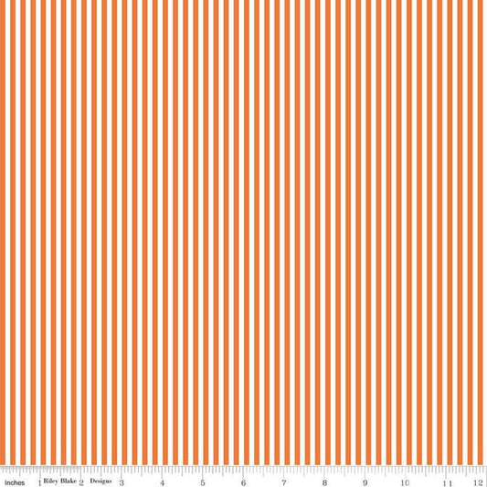 Orange 1/8 Stripe by Riley Blake Designs
