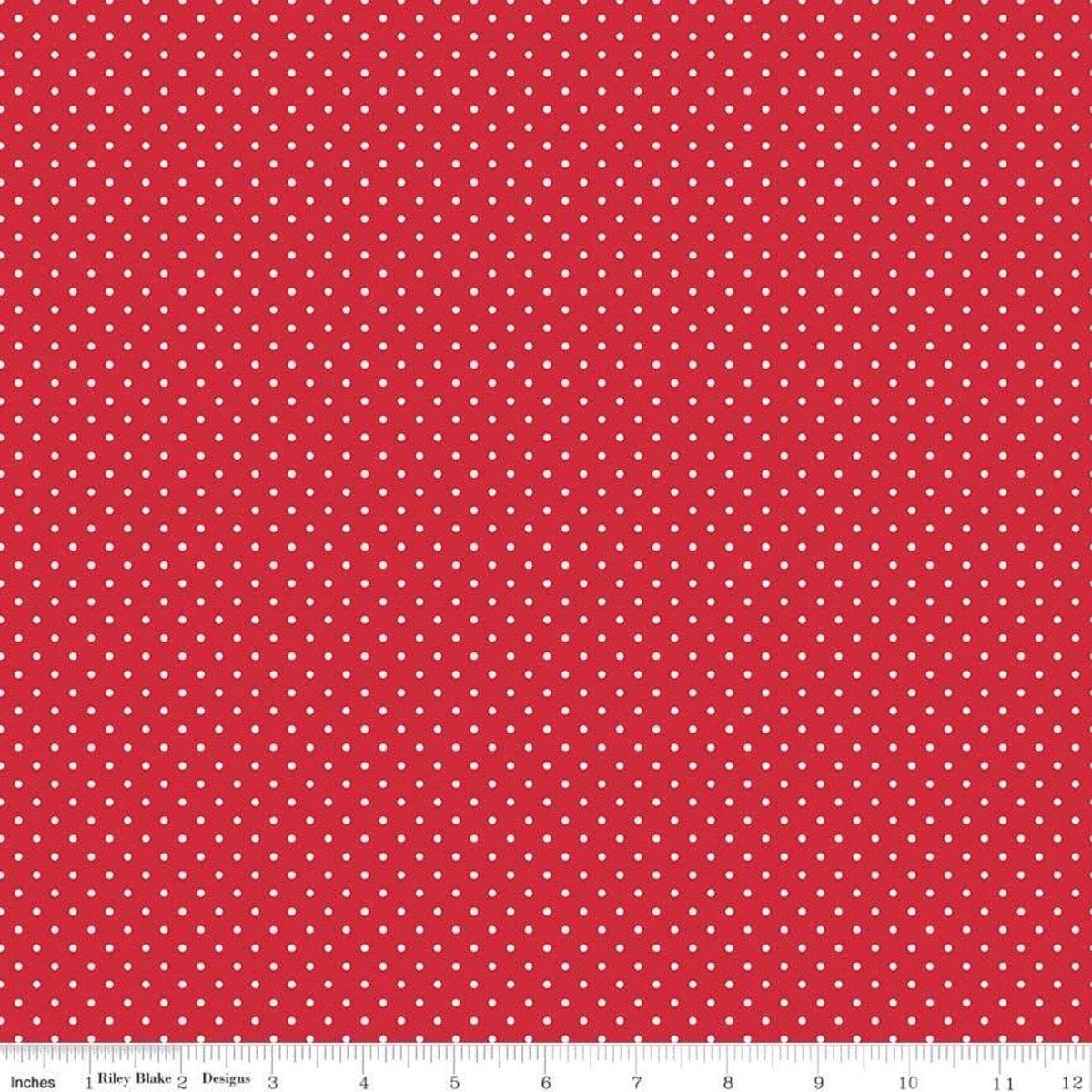 Swiss Dot Red by Riley Blake Designs