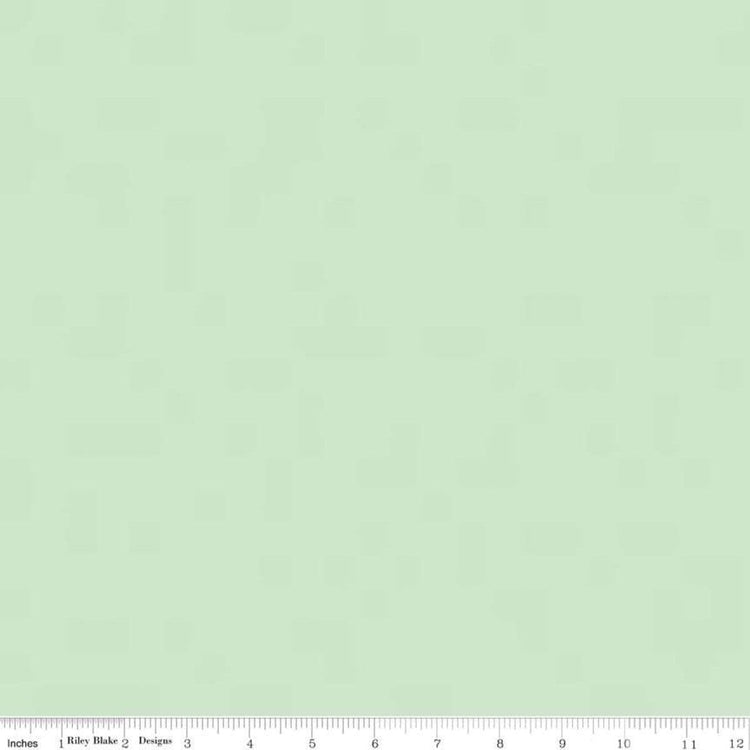 Confetti Cottons Hint of Mint Solid by Riley Blake Designs