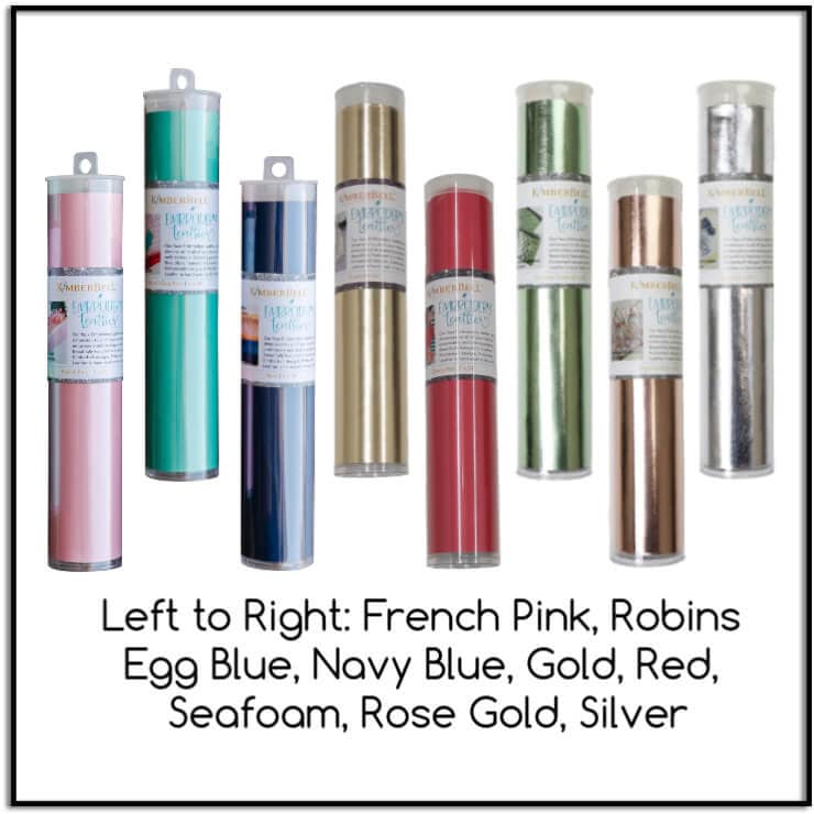 APPLIQUE/EMBROIDERY LEATHER by Kimberbell Designs (many colors to choose from)