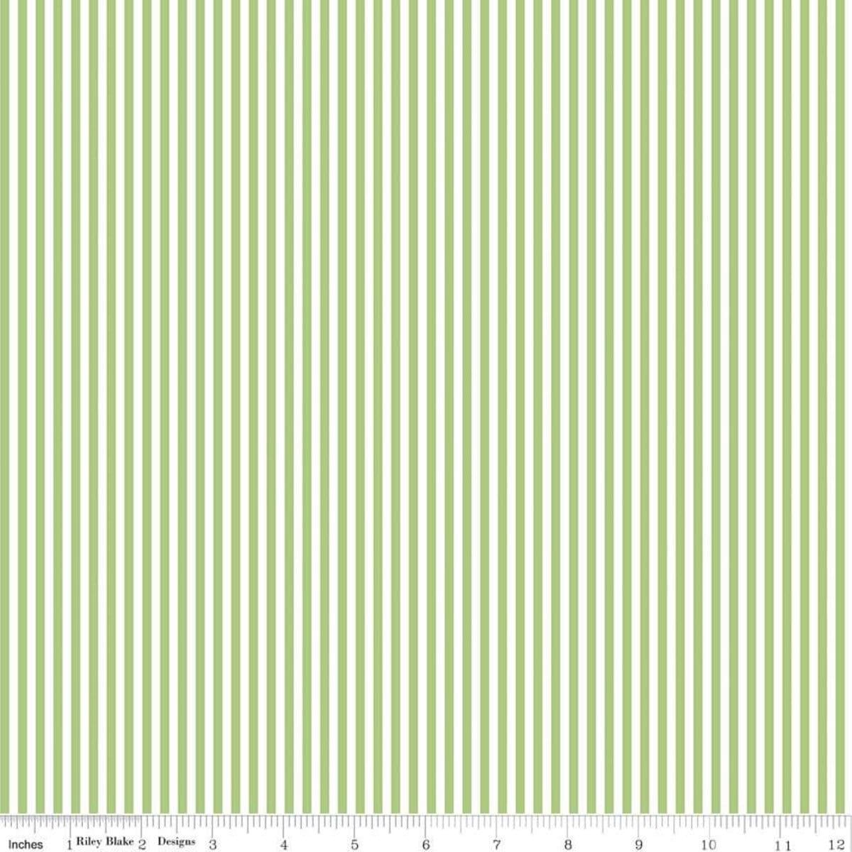Green 1/8 Stripe by Riley Blake Designs