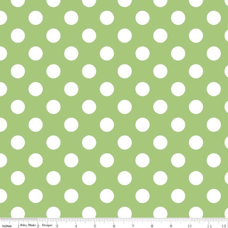 Medium Dots Green by Riley Blake Designs