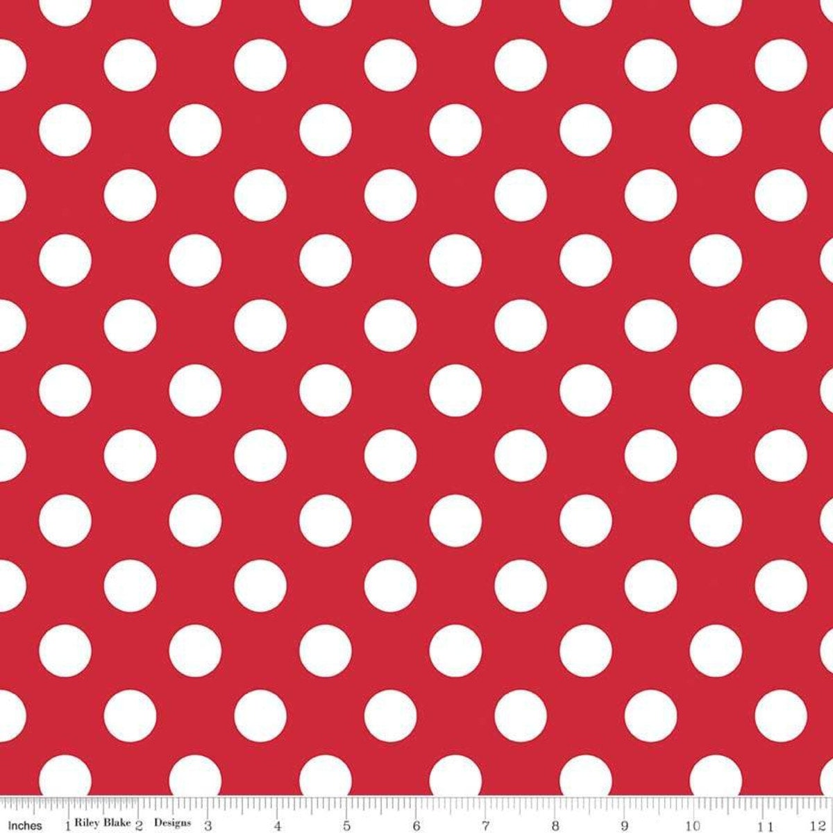 Medium Dots Red by Riley Blake Designs