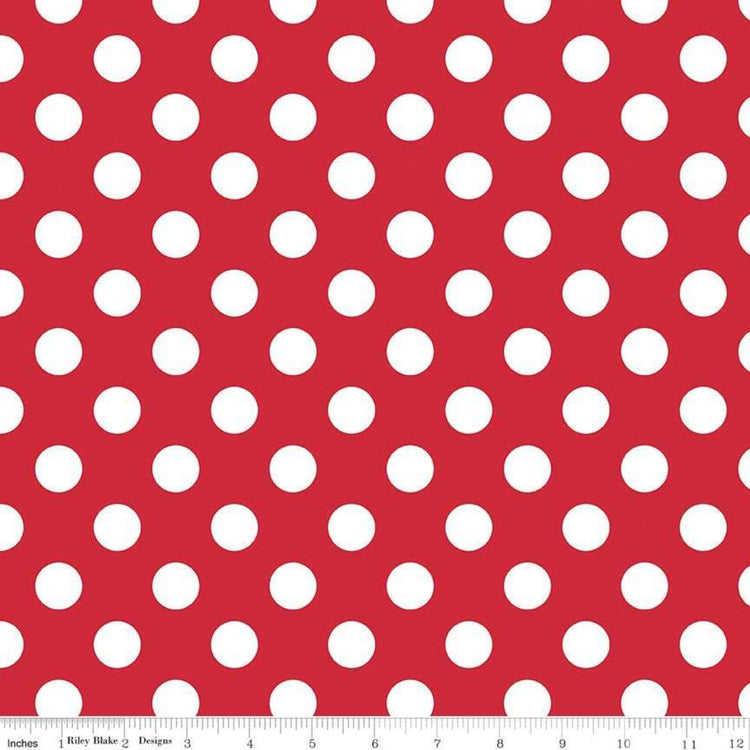 Medium Dots Red by Riley Blake Designs