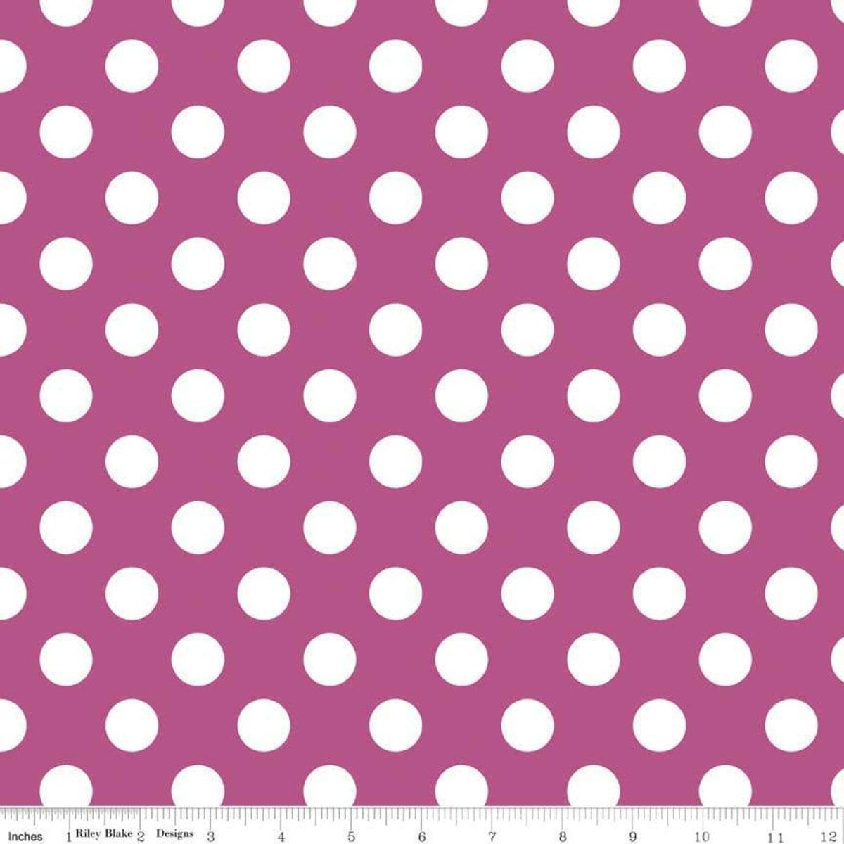 Medium Dots Fuschia by Riley Blake Designs