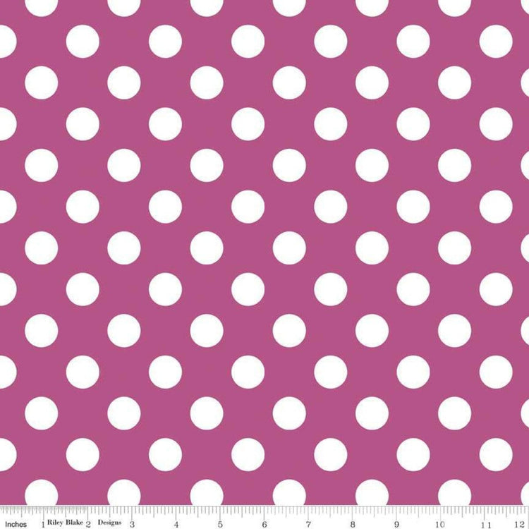 Medium Dots Fuschia by Riley Blake Designs