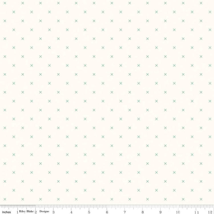 On Cloud Alpine Bee Cross Stitch by Lori Holt of Bee in my Bonnet for Riley Blake Designs