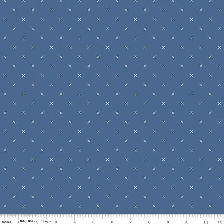 Denim Bee Cross Stitch by Lori Holt of Bee in my Bonnet for Riley Blake Designs