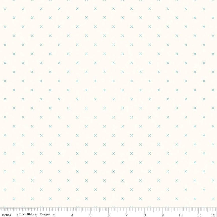 On Cloud Cottage Bee Cross Stitch by Lori Holt of Bee in my Bonnet for Riley Blake Designs