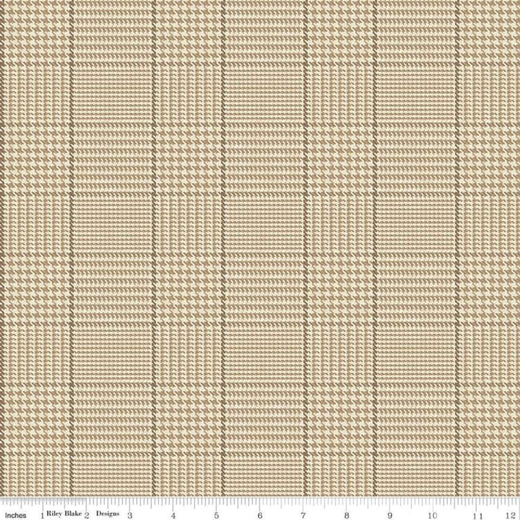 Tweed Tan from All About Plaids by Riley Blake Designs
