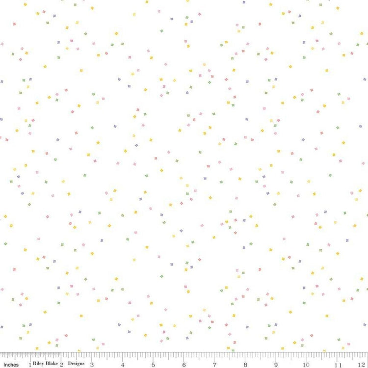 Spring Blossom on White by Christopher Thompson for Riley Blake Designs