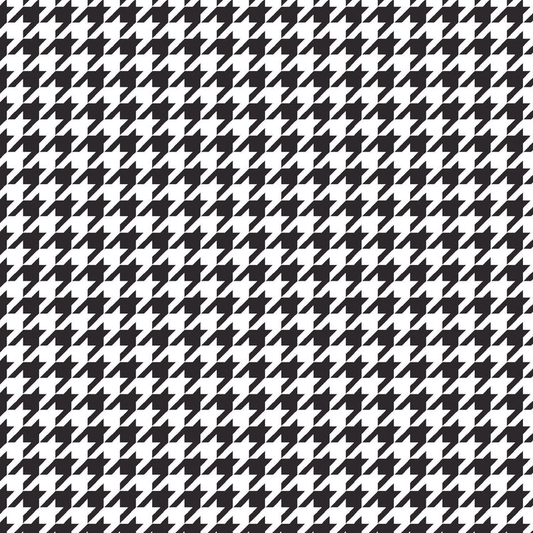 Black Houndstooth Designed by Kim Christopherson of Kimberbell Designs for Maywood Studios