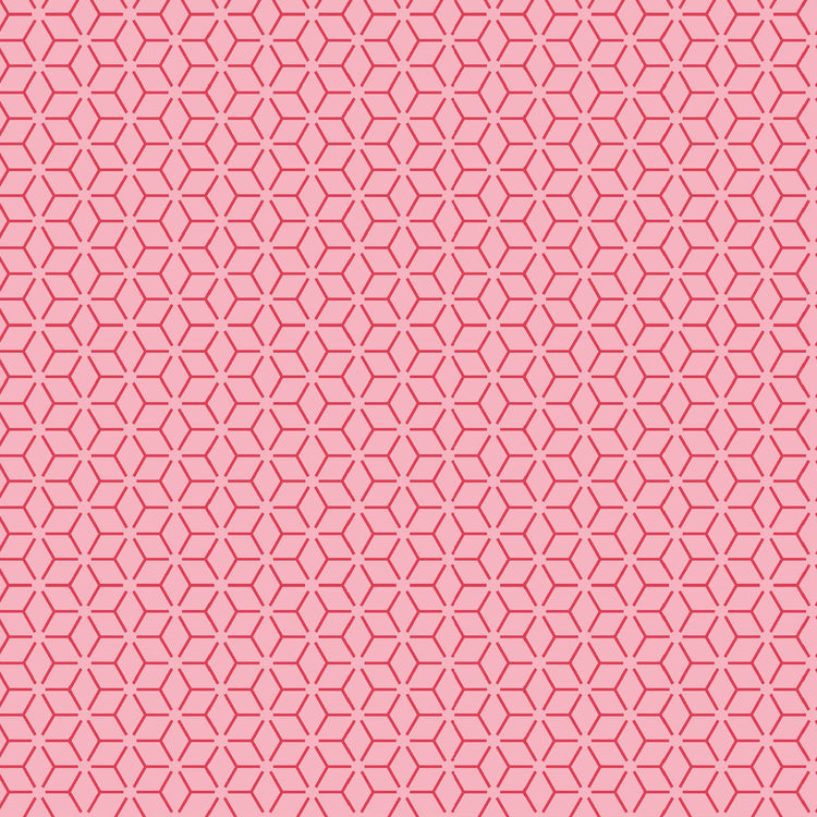 Pink Connected Stars Designed by Kim Christopherson of Kimberbell Designs for Maywood Studios
