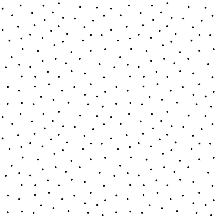 White w/Black Tiny Dots Designed by Kim Christopherson of Kimberbell Designs for Maywood Studios