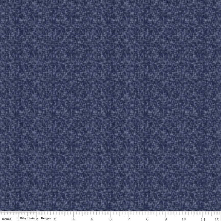 Mini Hashtag Navy by Riley Blake Designs