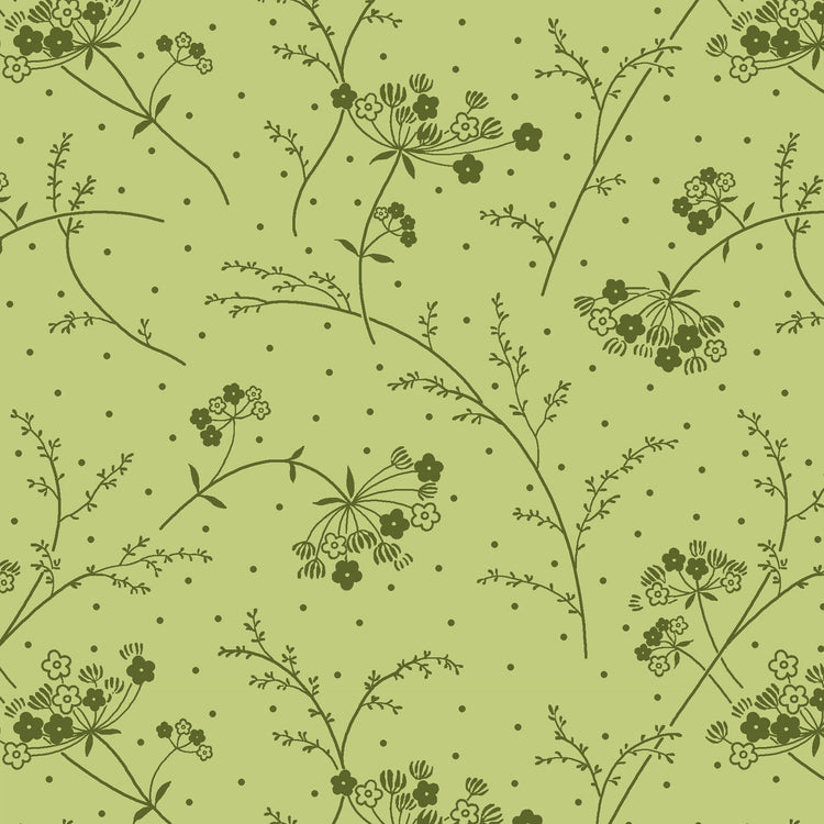 Green Make a Wish Designed by Kim Christopherson of Kimberbell Designs for Maywood Studios
