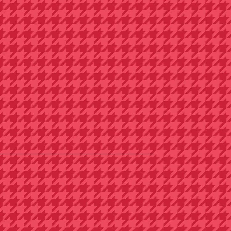 Red Tonal Houndstooth Designed by Kim Christopherson of Kimberbell Designs for Maywood Studios
