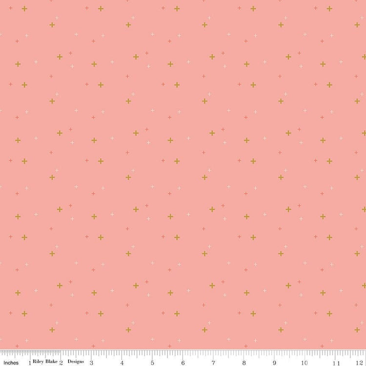 Sparkler Apricot Sparkle by Melissa Mortenson for Riley Blake Designs