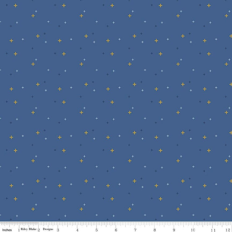 Sparkler Dark Denim Sparkle by Melissa Mortenson for Riley Blake Designs