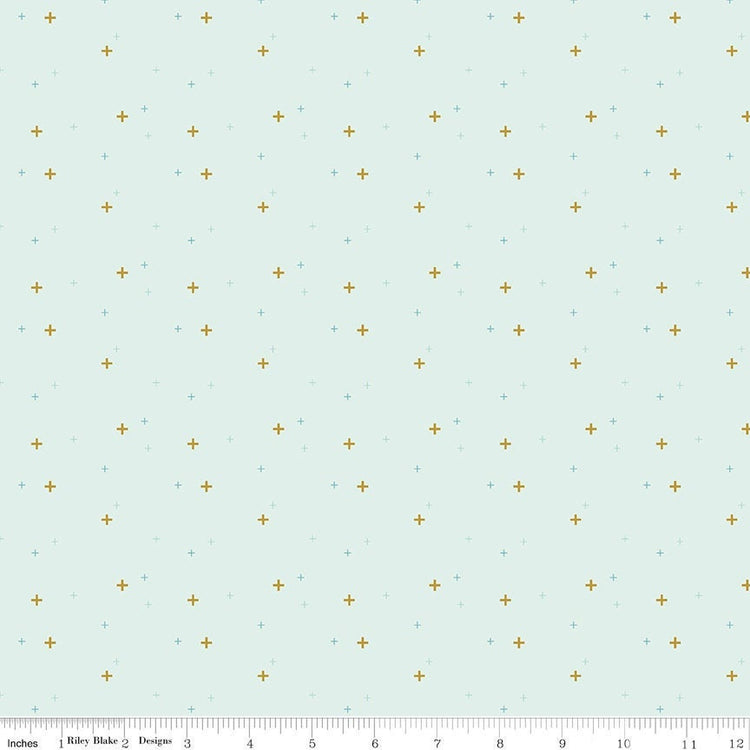 Sparkler Bleached Denim Sparkle by Melissa Mortenson for Riley Blake Designs