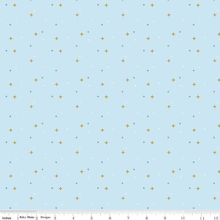 Sparkler Boy Blue Sparkle by Melissa Mortenson for Riley Blake Designs