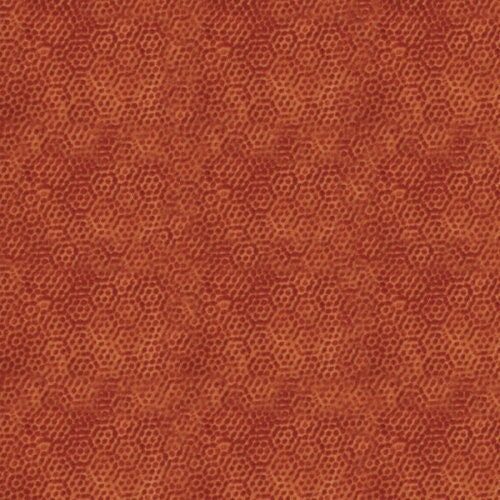 Dimples Rust by Gail Kessler for Andover Fabrics