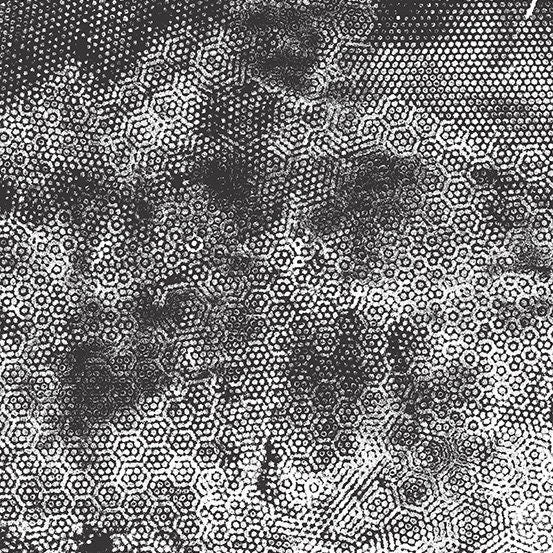 Dimples Black Ice by Gail Kessler for Andover Fabrics