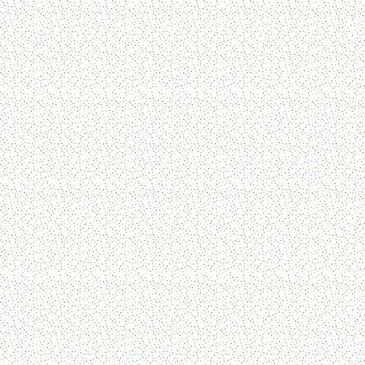 Country Confetti Marshmallow White by Poppie Cotton