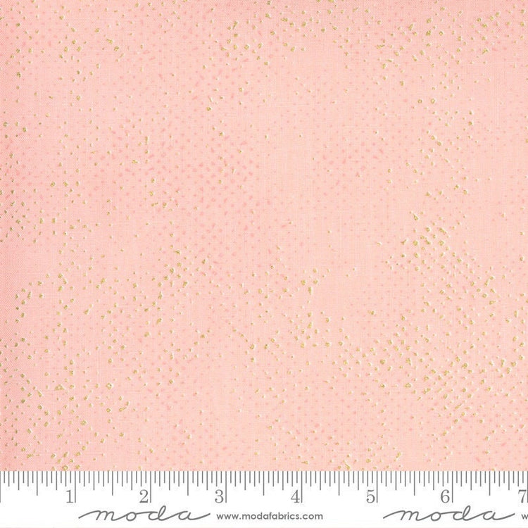 Spotted Metallic Bubblegum by Zen Chic for Moda Fabrics (1660 142M)