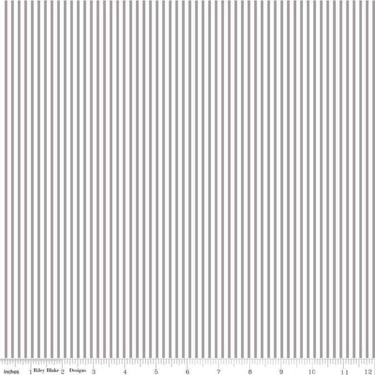 Small Stripe Sparkle Silver