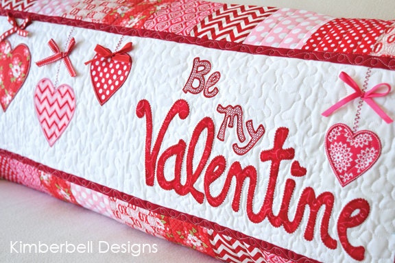 Be My Valentine Bench Pillow