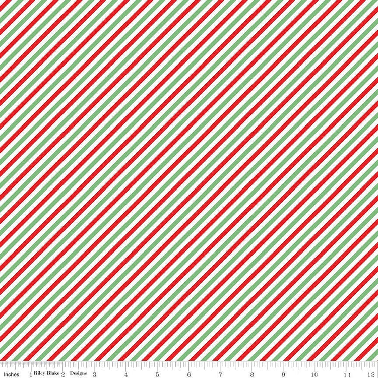 Pixie Noel 2 Stripes Green