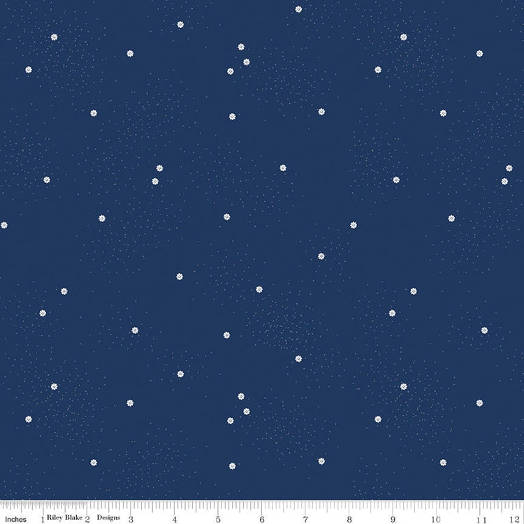 Dainty Daisy Navy