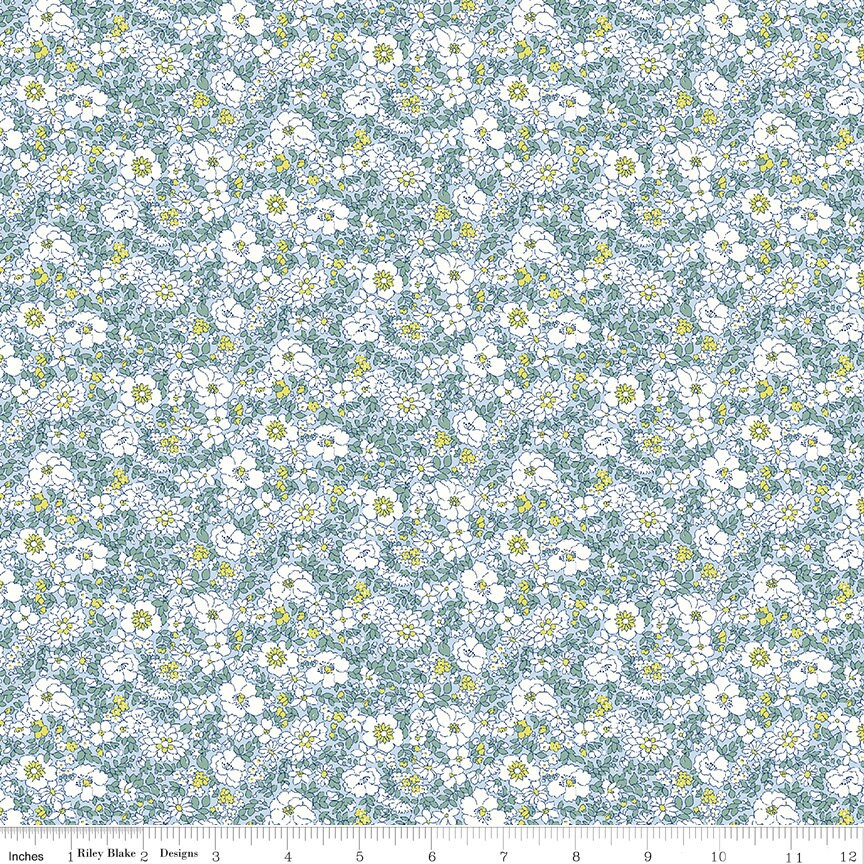 Liberty Flower Show Arley Blossom in Blue