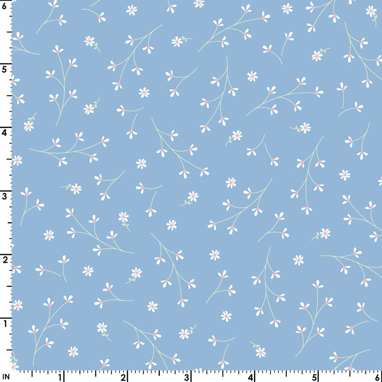 Pretty Petals Blue Designed