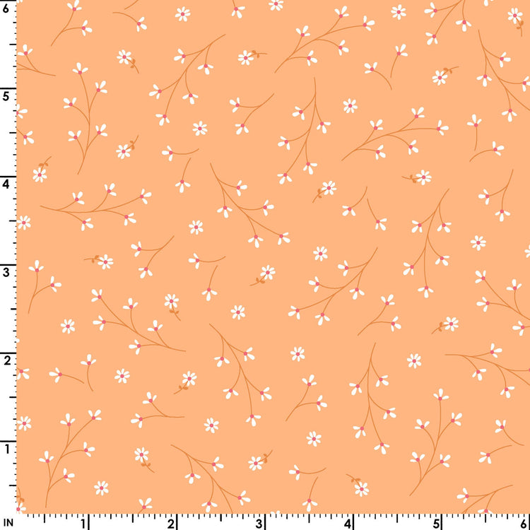 Pretty Petals Orange Designed