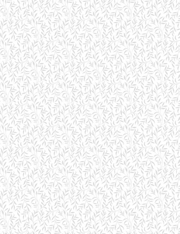 Vinery Leaves White on White