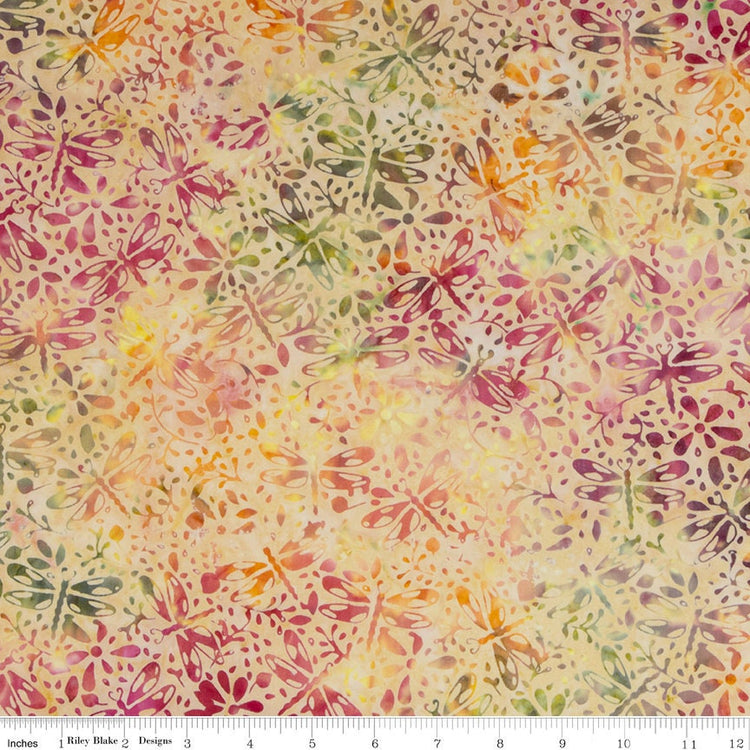 Expressions Batiks Tjaps Orange Yellow Multi